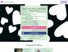 Tablet Screenshot of dating.lulusloveshack.com